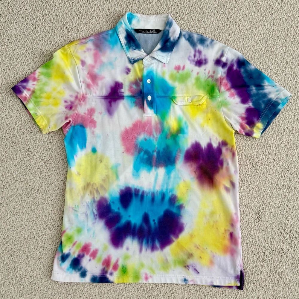 Travis Mathew Tie Dye Polo Shirt